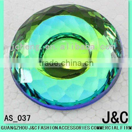 garment accessories crystal round shape acrylic stone