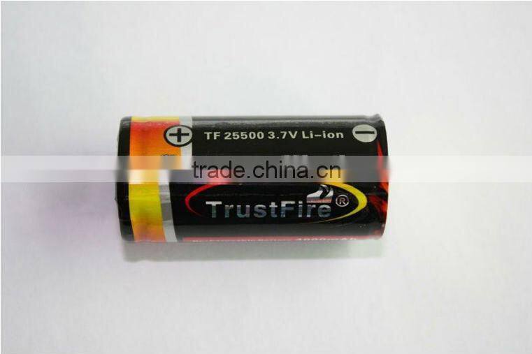 TrustFire good quality 25500 trustfire battery 4000mAh 3.7v li-ion rechargeable battery from wholesale alibaba