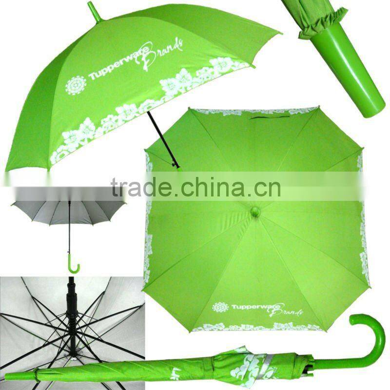 24inch 10k custom print promotional straight umbrella