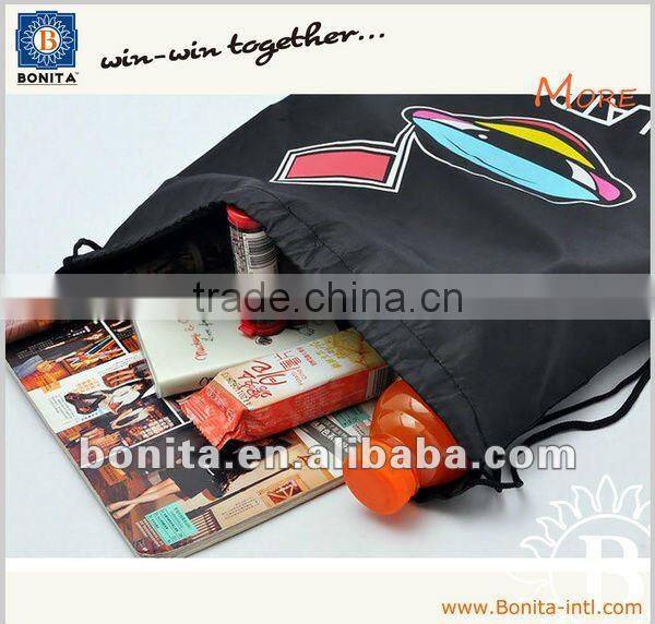 Fashion polyester cheap fabric drawstring shoe bag,dust bags