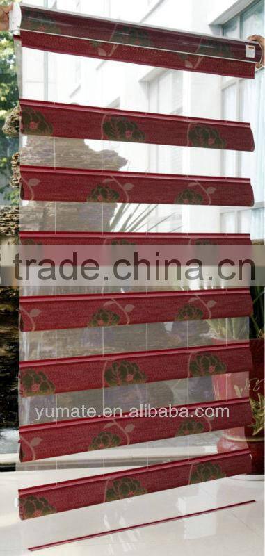 YUMA 100% polyester peacock shade window blind