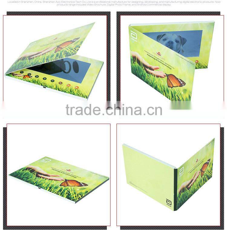 Hot sale touch video brochure