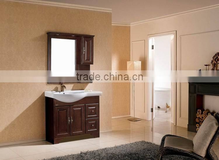 Customized Design Sliding Dubai Bathroom Mirrored Corner Cabinet