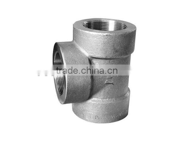 ANSI B16.11 threaded forged alloy steel threaded tees