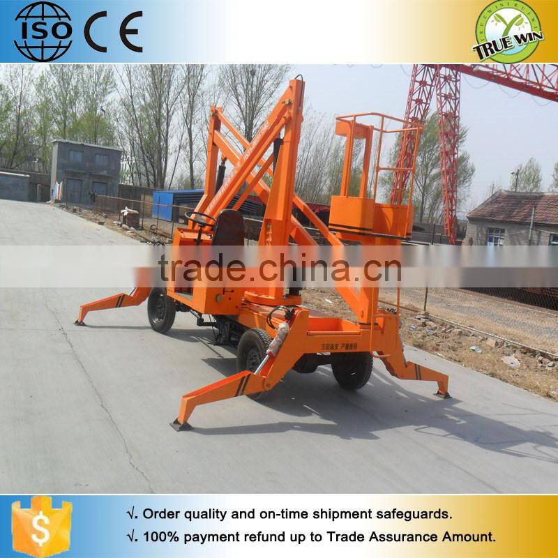 Electric ladder lift elevator hydraulic boom lift