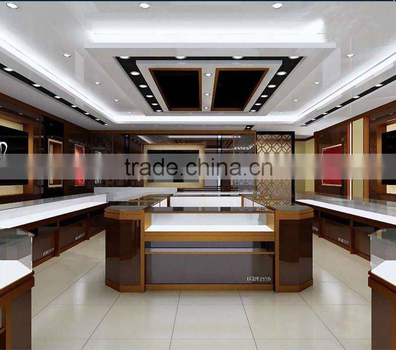 High and luxury jewelry display jewelry store interior design for shop decoration