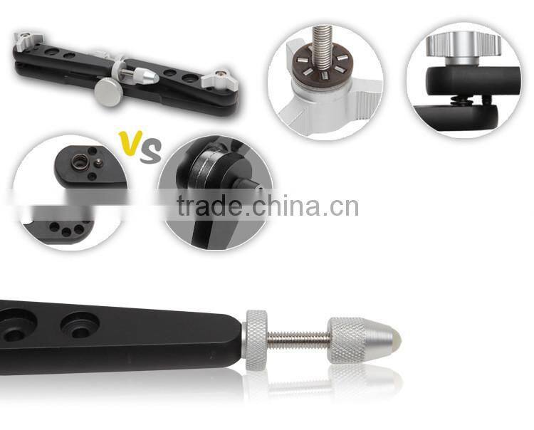 Factory supply camera mini rail dolly slider 80cm for DV camcorder with pan head