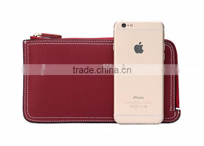 Fashionable Women Wallet 2015 Custom Leather Zipper Funny Wallet