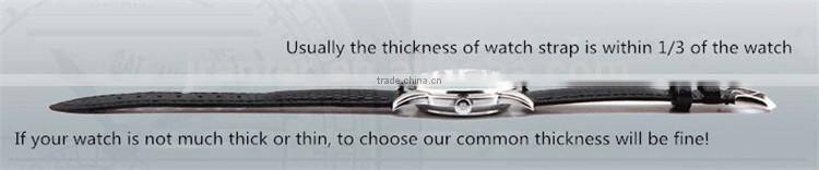 Wholesale 100% High Quality Alligator Leather Wrist Watch Straps