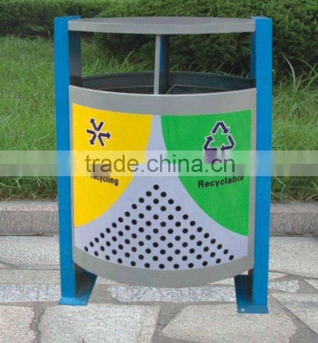 High quality punching recycling garbage bin