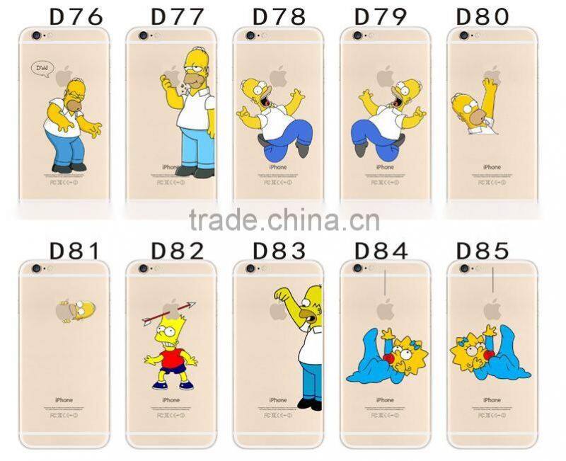 Ultra thin and soft cell phone case with Disney carton imprint .