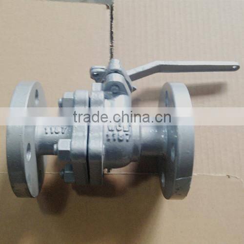 wcb flange ball valve class 150