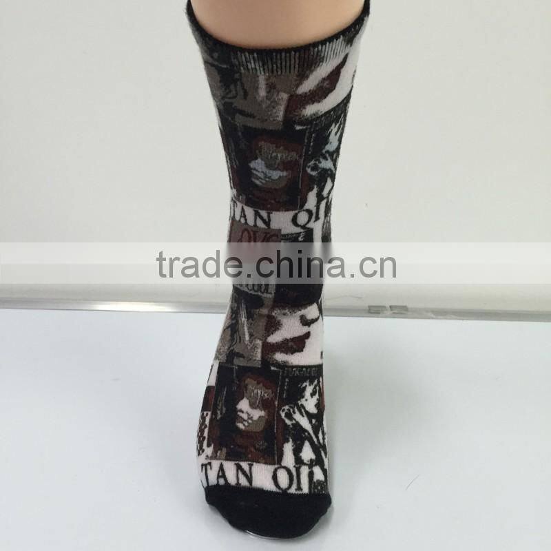 GSP-119 new style custom 360degree digital colored unisex sublimation socks