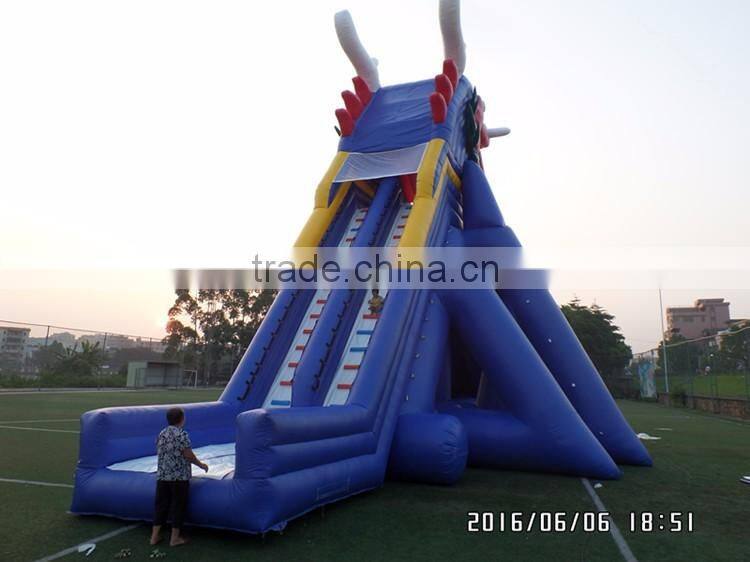 HUGE DRAGON INFLATABLE WATER SLIDE FOR ADULTS AND CHILDREN