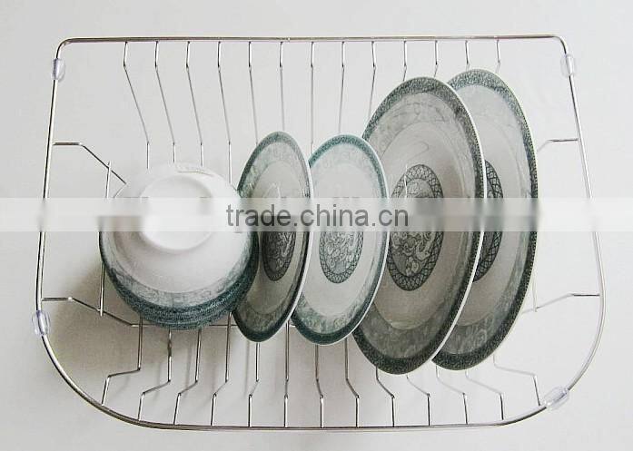China Supplier Stainless Steel Sink Dish Rack