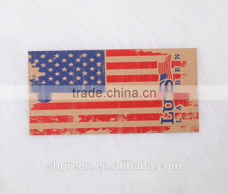 Soft leather hangtag/swing tag for leather jacket