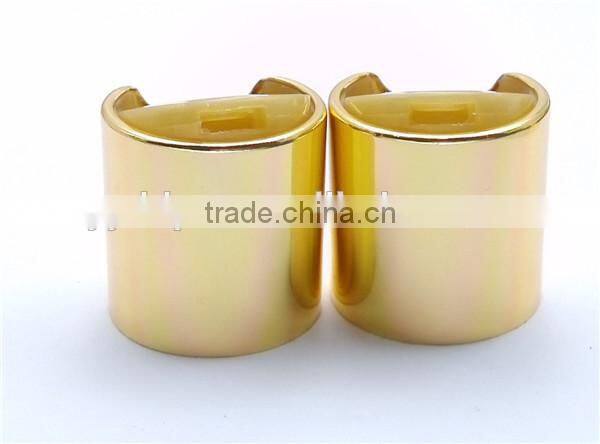 24/410 Aluminium disc plastic press top cap