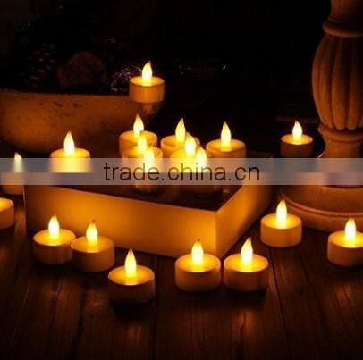 Flameless LED Tea Light Candles, Realistic, Battery Powered, Unscented LED Candles, Fake Candles, Tealights