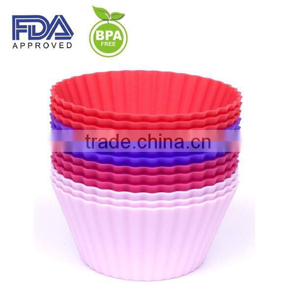 silicone cupcake liner/silicone bakeware/baking cup