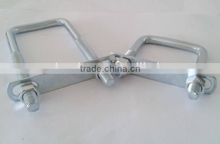 Square bend U bolt and nuts , hardware u bolt