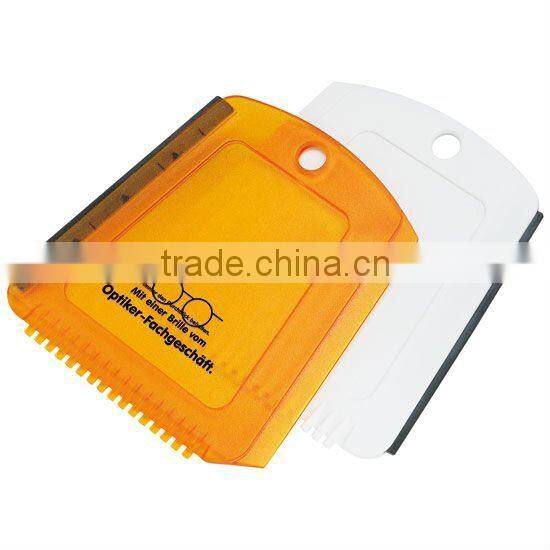 Plastic ice scraper