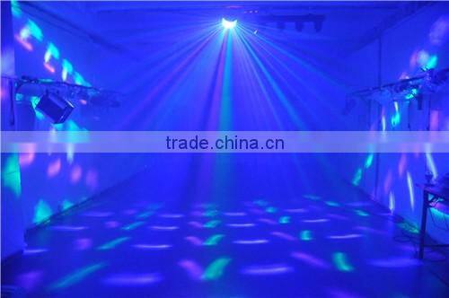 9pcs*1W 9-Colors LCD DMX butterfly magic Party led light