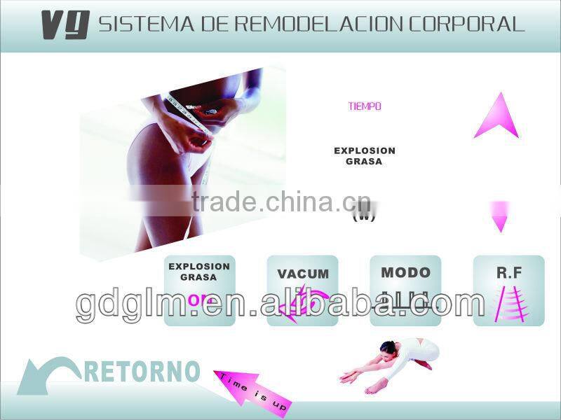 Best seller! photons vacuum massage ultrasound fat burning machine