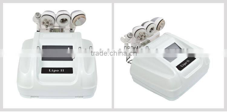 Powerful white color new type handpiece rf cavitation beautydom