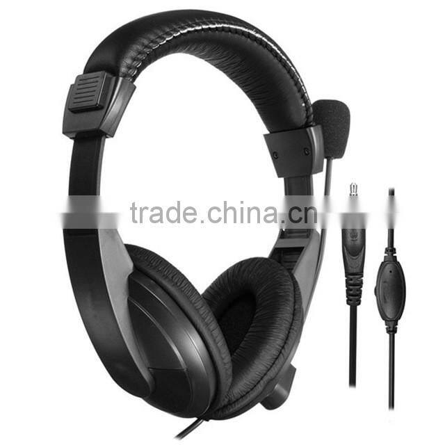Gaming Headphone 3.5mm Surround Stereo Headset Headband Headphone with Mic for PC Laptop Low Bass Wired Headset