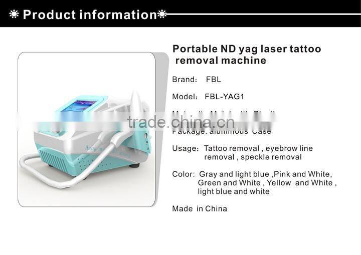 1064nm/532nm Laser tattoo removal machine/na yag laser dark skin tattoo removal