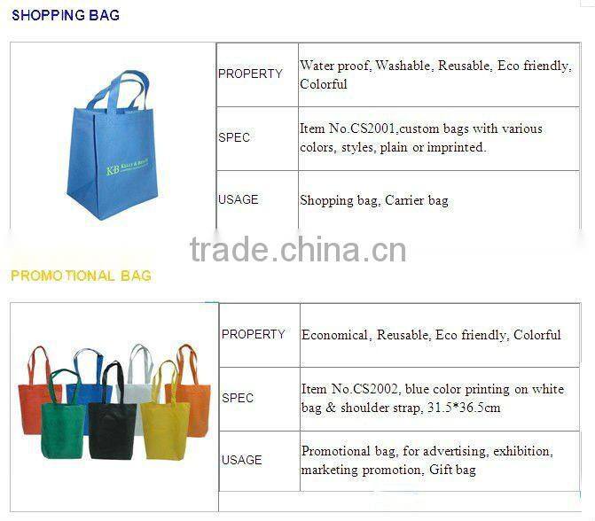 Washable cotton drawstring bag