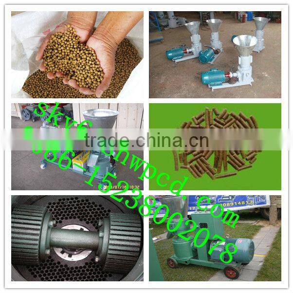 2078 Flat-die wood and forage pellet making machine