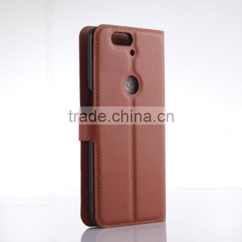 Quality COW SKIN TEXTURE Soft Wallet Stand PU Leather Case For HUAWEI NEXUS 6P angler FLIP LEATHER CASE