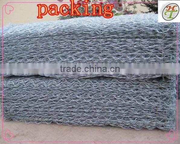 gabion stone cage galvanized 2.7mm diameter welded garden stone cage