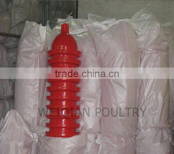 automatic poultry farming system for chickens plasson bell drinkers