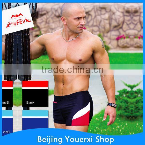 2015 Hot sale sexy boxer briefs mens swimwear