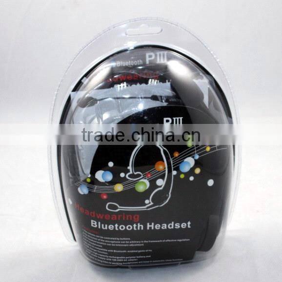 China wholesale bluetooth headset mono wireless headphone handfree bluetooh earphone for PS3/pc/mobile phone