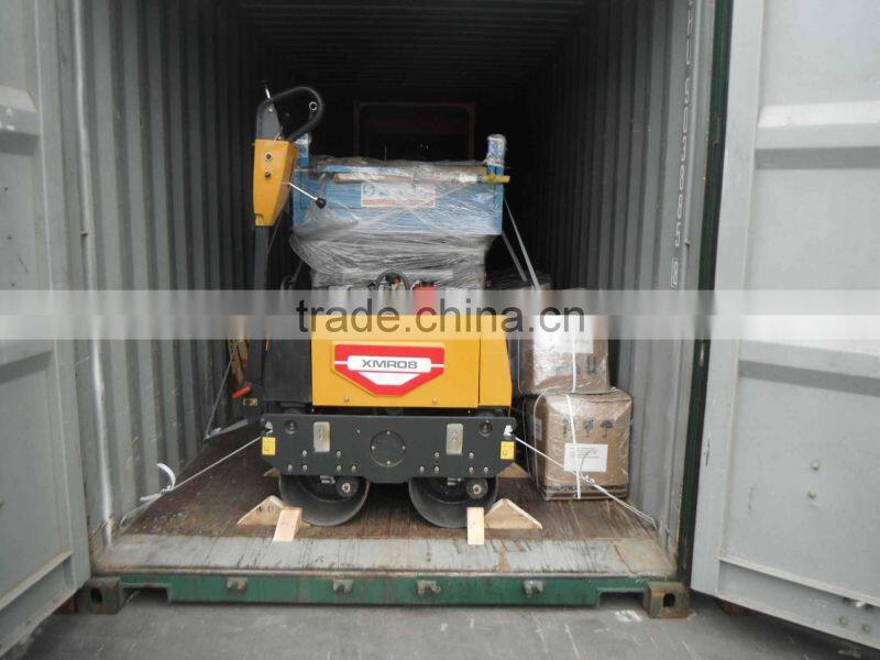 Popular Selling 325KG Walk Behind Road Roller RS600 Single Drum Steel Roller