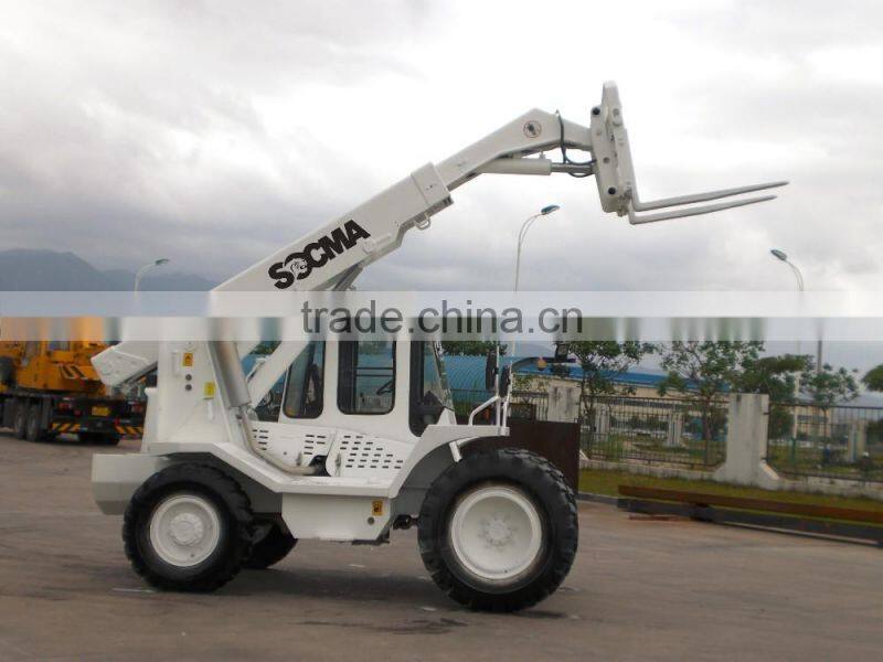 SOCMA HNT25-4 Small Telehandler 4 Wheel Drive China New Telescopic Forklift for Sale