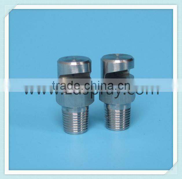 Stainless steel or brass flood jet spray water nozzle