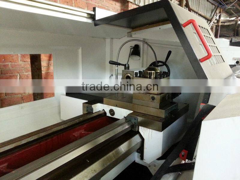 horizontal Flat bed CNC lathe machine for sale CKD6136i/750