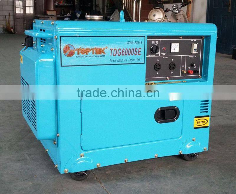 factory direct 5kw/5kva small silent diesel generator price