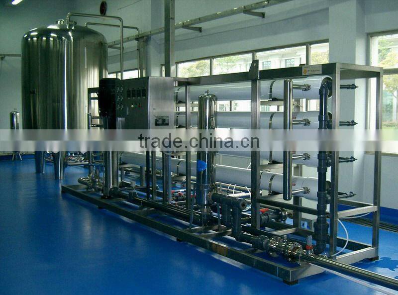 Salt water desalination drinking water plant