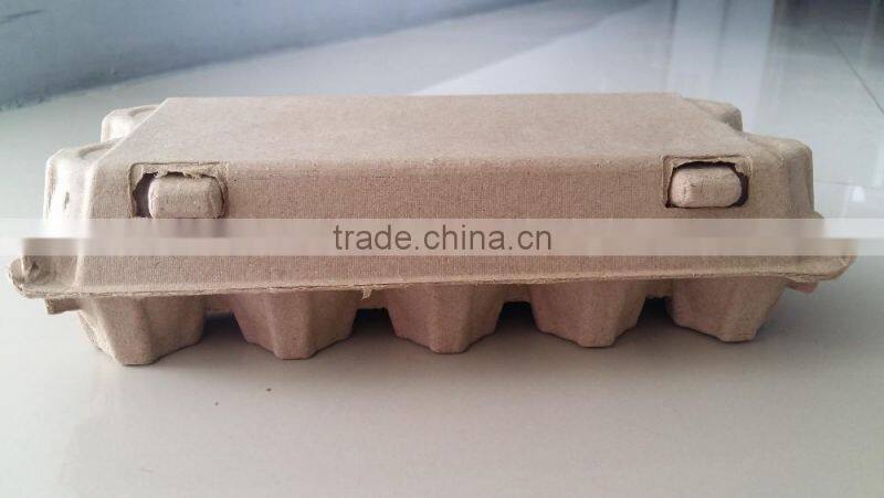 Pulp color egg trays/ paper open egg trays for sale