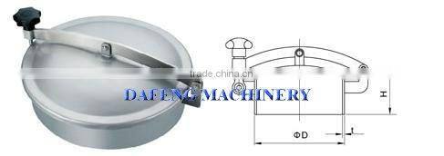 Good quality sanitary stainless steel manhole cover for sale