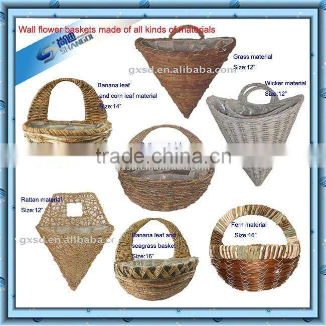 Outdoor/indoor home garden decro cone shaped hanging basket
