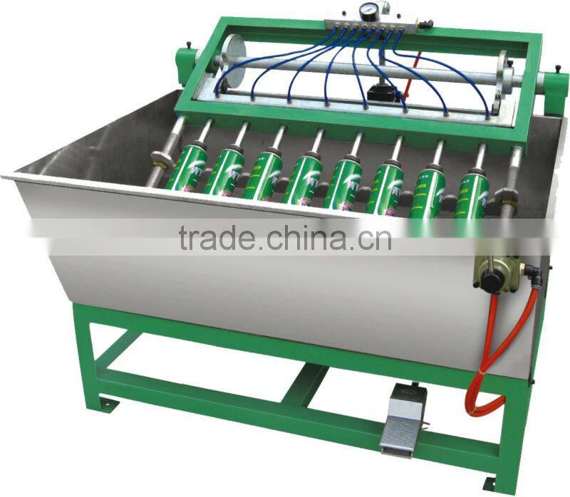 Automatic tinplate aerosol cans production line