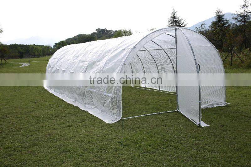 8x3x2M Polytunnel garden Greenhouse Fully Galvanized Steel Frame with door