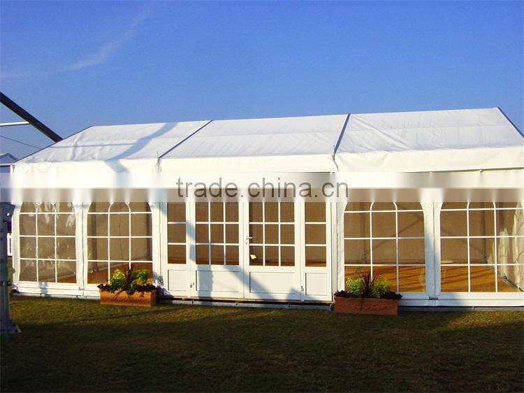 Good quality marquee party tent with clear PVC window for catering banquet wedding party tent