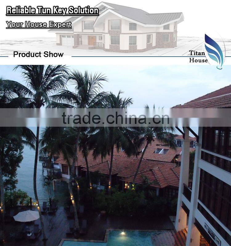 Overwater Modern Steel Structure Prefabricated Hotel Bungalows